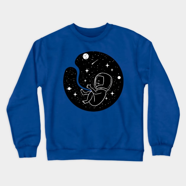 Future Astronaut Crewneck Sweatshirt by peekxel